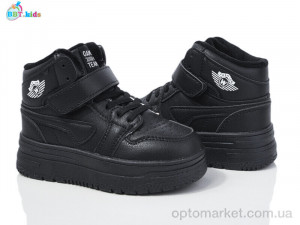 Кросівки дитячі T320-2-6 BBT чорний  оптом от Optomarket