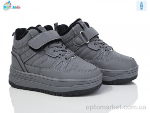 Черевики дитячі T325-2-8 BBT kids сірий  оптом от Optomarket