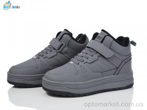 Черевики дитячі T325-3-8 BBT kids сірий  оптом от Optomarket