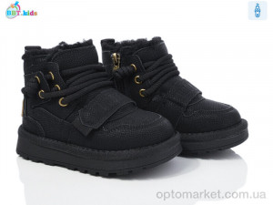 Черевики дитячі T353-2-1 BBT чорний  оптом от Optomarket