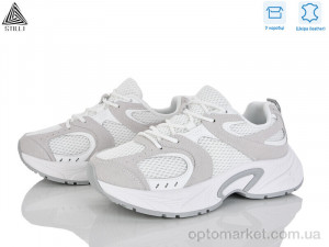 Кросівки жіночі T40-2 шкіра Stilli білий оптом от Optomarket