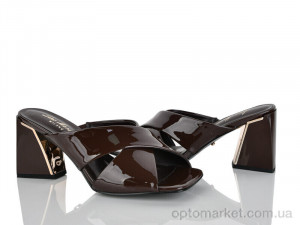 Шльопанці жіночі T479-3L Lino Marano коричневий  оптом от Optomarket