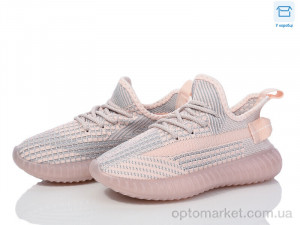 Кросівки дитячі T5-9 Happy рожевий  оптом от Optomarket