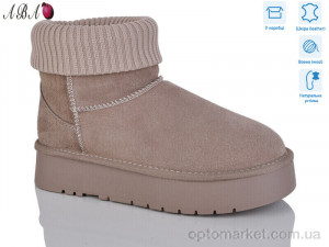 Уги жіночі T5ABA6-3 Hengji коричневий  оптом от Optomarket