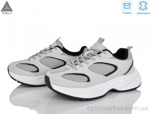 Кросівки жіночі T60-6 шкіра Stilli сірий оптом от Optomarket
