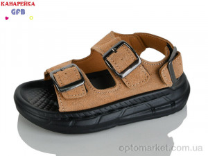Сандалі дитячі T62-4 GFB-Канарейка коричневий оптом от Optomarket