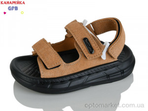 Сандалі дитячі T63-4 GFB-Канарейка коричневий оптом от Optomarket