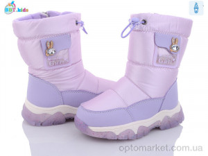 Дутики дитячі T6906-5 BBT kids фіолетовий  оптом от Optomarket