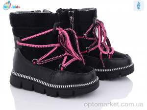 Дутики дитячі T6909-1 BBT kids чорний  оптом от Optomarket