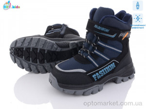 Черевики дитячі T6956-2 світловідбивач BBT kids синій  оптом от Optomarket