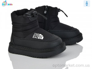 Дутики дитячі T712-1-1 BBT kids чорний  оптом от Optomarket