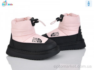 Дутики дитячі T712-1-5 BBT kids рожевий  оптом от Optomarket