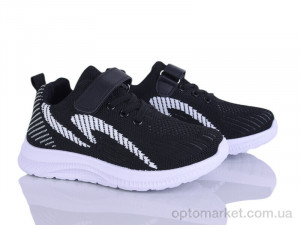 Кросівки дитячі T811-1 LQD чорний  оптом от Optomarket