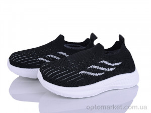 Кросівки дитячі T818-1 LQD чорний  оптом от Optomarket