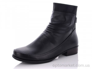 Черевики жіночі T981-2-8 батал Коронате чорний  оптом от Optomarket