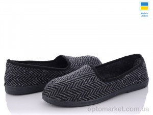 Капці чоловічі Тапок чолов. Елочка Хмельницкий Vladimir сірий  оптом от Optomarket