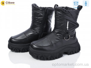 Дутики дитячі TJ1014P-1 black Apawwa чорний  оптом от Optomarket