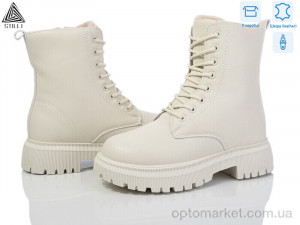 Черевики жіночі TM350--2 шкіра Stilli бежевий  оптом от Optomarket