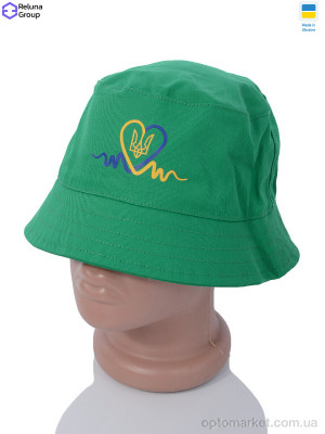 Панама унісекс TN003-2 green Reluna Group зелений  оптом от Optomarket