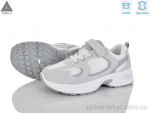 Кросівки дитячі TQ40-2 шкіра Stilli сірий  оптом от Optomarket