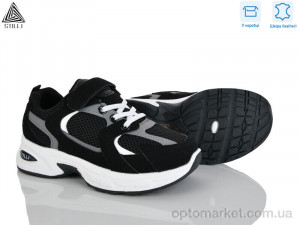 Кросівки дитячі TQ40-7 шкіра Stilli чорний  оптом от Optomarket