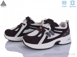 Кросівки дитячі TQ60-6 шкіра Stilli коричневий оптом от Optomarket