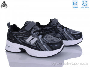 Кросівки дитячі TQ70-8 шкіра Stilli сірий оптом от Optomarket