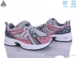 Кросівки дитячі TQ70-9 шкіра Stilli сірий  оптом от Optomarket