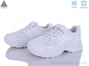 Кросівки дитячі TQ80-6 шкіра Stilli білий оптом от Optomarket