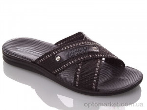 Шльопанці чоловічі TRK Depart black-white Demur чорний  оптом от Optomarket