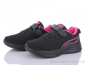 Кросівки дитячі TS107-2 LQD чорний  оптом от Optomarket