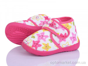 Капці дитячі Турція F32 рожевий Bella kids рожевий  оптом от Optomarket