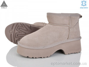 Уги жіночі UG140-4 шкіра піна Stilli бежевий  оптом от Optomarket