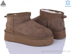 Уги жіночі UG250-4 шкіра піна Stilli коричневий  оптом от Optomarket