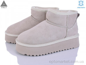 Уги жіночі UG260-2 шкіра піна Stilli бежевий  оптом от Optomarket
