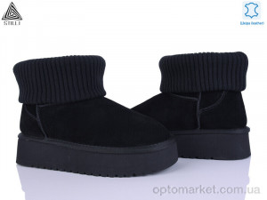 Уги жіночі UG410-1 шкіра піна Stilli чорний  оптом от Optomarket