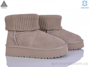 Уги жіночі UG410-3 шкіра піна Stilli бежевий  оптом от Optomarket