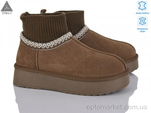 Уги жіночі UG60-6 шкіра Stilli коричневий  оптом от Optomarket