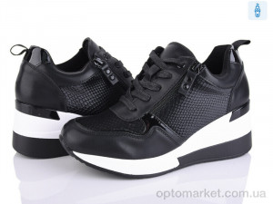 Кросівки жіночі V1007-1 Loretta чорний оптом от Optomarket