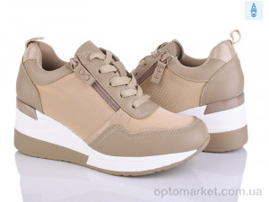 Кросівки жіночі V1007-3 Loretta бежевий оптом от Optomarket