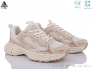 Кросівки жіночі V120-3 шкіра піна Stilli бежевий  оптом от Optomarket