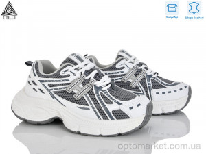 Кросівки жіночі V30-6 шкіра Stilli сірий оптом от Optomarket