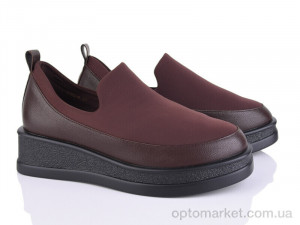 Туфлі жіночі V302-4 Loretta коричневий  оптом от Optomarket