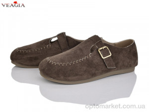 Мокасини жіночі V3376-12 Veagia коричневий  оптом от Optomarket