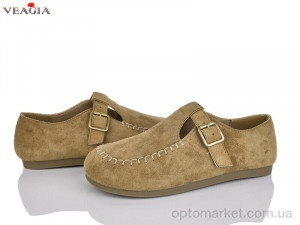 Мокасини жіночі V3376-16 Veagia коричневий  оптом от Optomarket