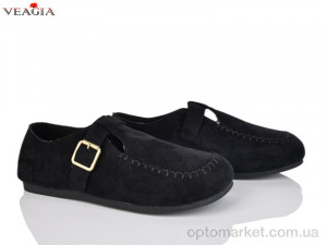 Мокасини жіночі V3376 Veagia чорний  оптом от Optomarket