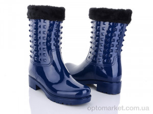 Гумове взуття жіночі V808 синий Class Shoes синій оптом от Optomarket