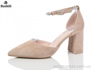 Туфлі жіночі V81-7 Башили бежевий  оптом от Optomarket