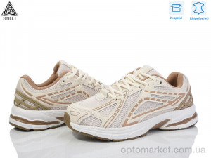 Кросівки жіночі V90-35 шкіра піна Stilli бежевий оптом от Optomarket