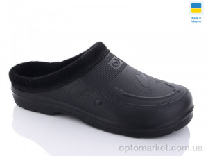 Капці чоловічі Верта сабо М чорний ВМ33 Verta чорний  оптом от Optomarket